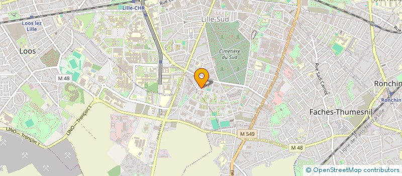 localisation de l'entreprise STRADE à LILLE