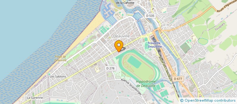 localisation de l'entreprise STRADECO-STRATEGIE DEVELOPPEMENT CONSEIL  DEAUVILLE