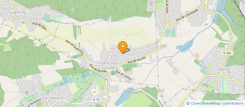 localisation de l'entreprise STRADELIM 4  CREUTZWALD