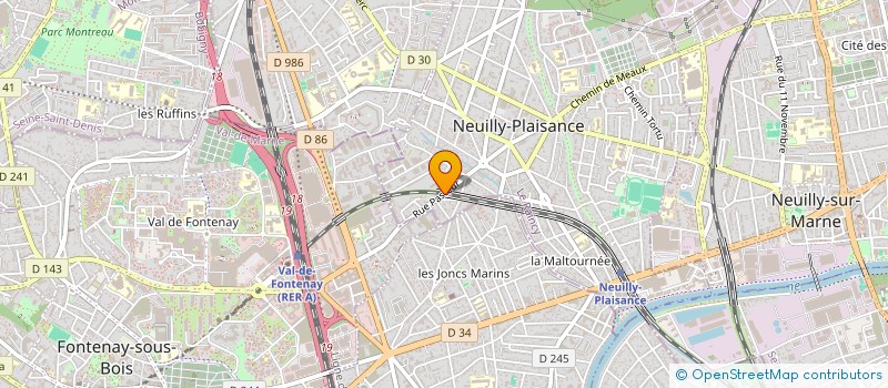 localisation de l'entreprise STRADEROS  NEUILLY PLAISANCE