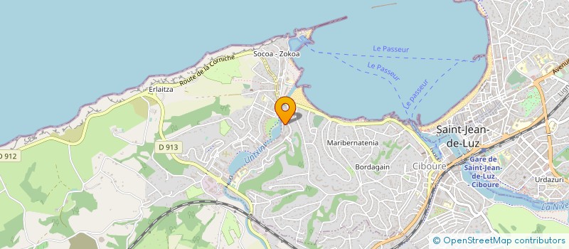 localisation de l'entreprise STRADIA à CIBOURE