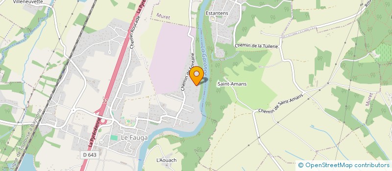 localisation de l'entreprise STRADIVARIUS CORPORATION  LE FAUGA