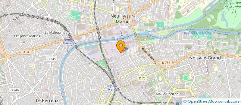 localisation de l'entreprise STRAEVEC à NOISY-LE-GRAND