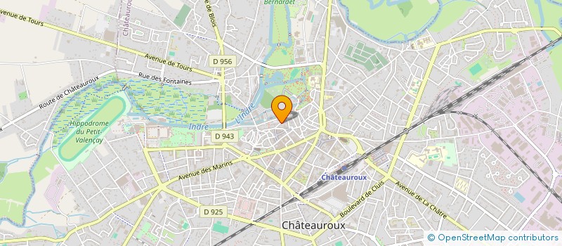 localisation de l'entreprise STRAFI  CHATEAUROUX