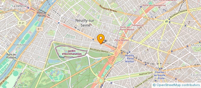 localisation de l'entreprise STRAFI LOGISTIC à NEUILLY-SUR-SEINE