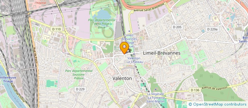 localisation de l'entreprise STRAFONT ENERGIE à VALENTON