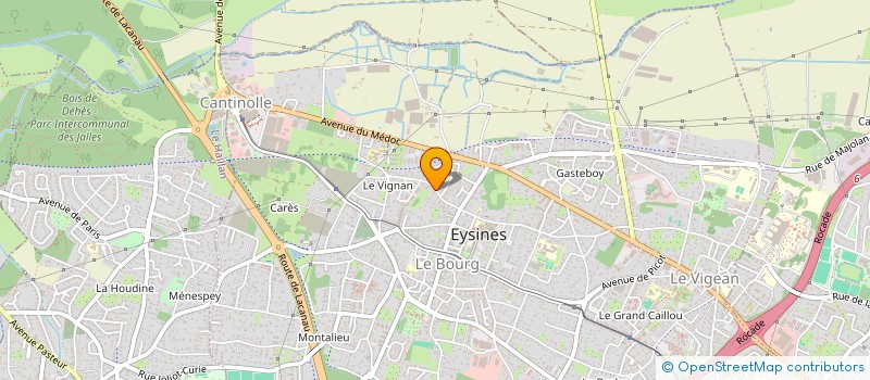 localisation de l'entreprise STRAFOR BATIMENT à EYSINES