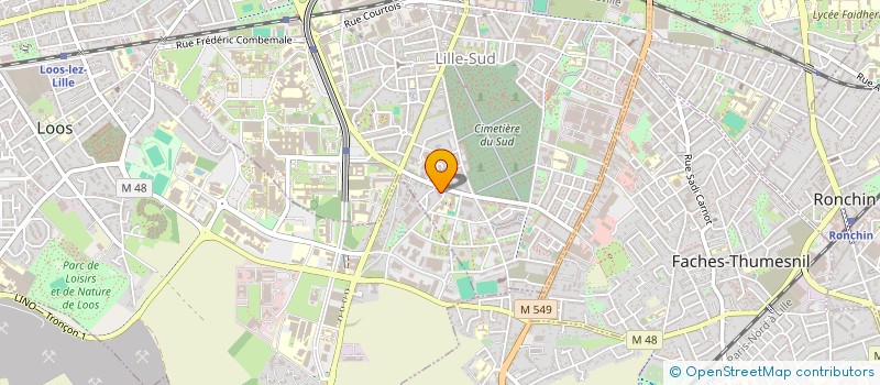 localisation de l'entreprise STRAIDE TECHNOLOGIES ENERGIES à LILLE