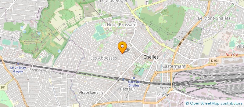 localisation de l'entreprise STRAIGHT  CHELLES