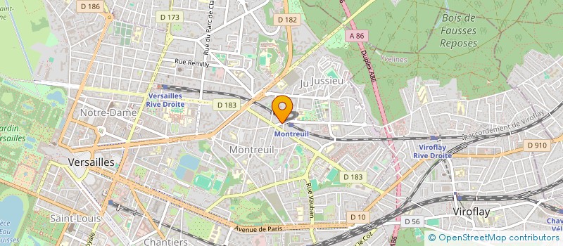 localisation de l'entreprise STRAIGHTFORWARD NEW ADVANCE à VERSAILLES