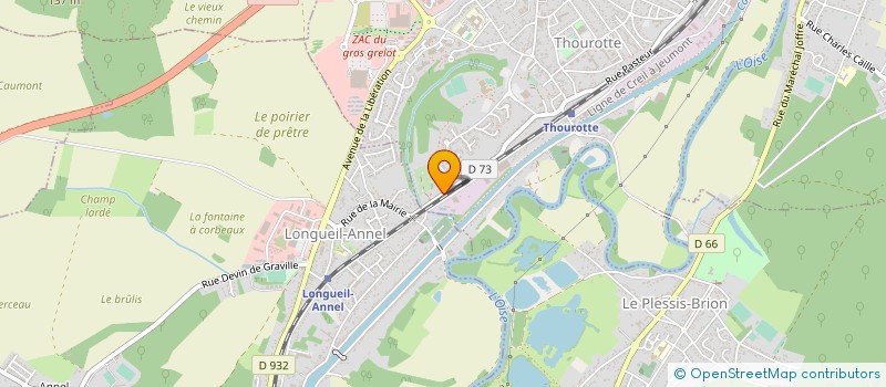 localisation de l'entreprise STRAIL FRANCE à THOUROTTE