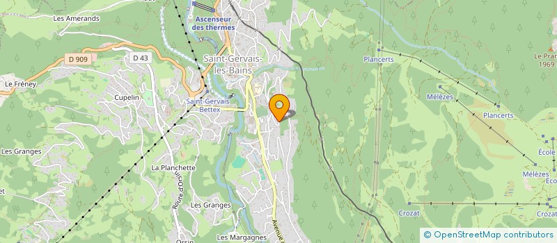 localisation de l'entreprise STRAKER  SAINT-GERVAIS-LES-BAINS