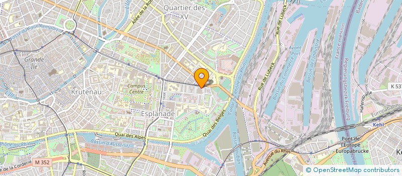 localisation de l'entreprise STRALANG à STRASBOURG