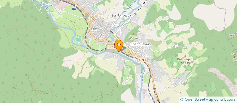 localisation de l'entreprise STRAMBOLI à DIE