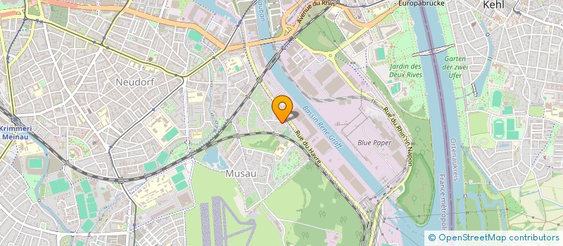 localisation de l'entreprise STRAMUR  STRASBOURG