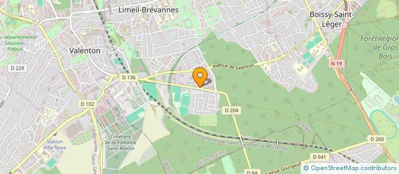 localisation de l'entreprise STRANA à LIMEIL-BREVANNES