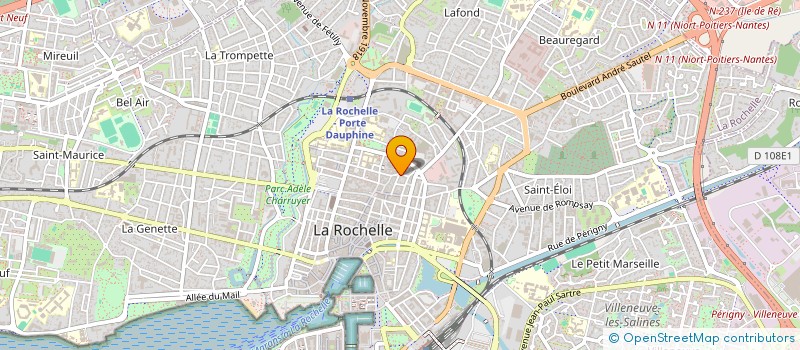 localisation de l'entreprise STRANGELAND  LA ROCHELLE