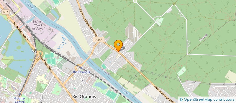 localisation de l'entreprise STRANS à DRAVEIL