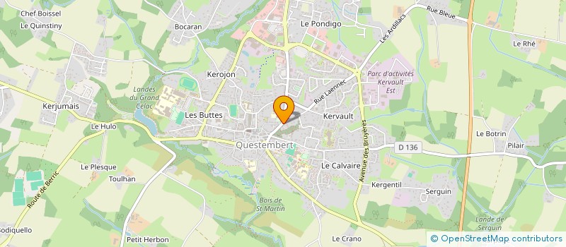 localisation de l'entreprise STRAOU CLUB à QUESTEMBERT