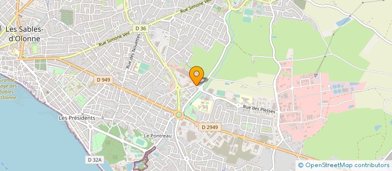 localisation de l'entreprise STRAPO SOC TRAV ROUTIER ASSAIN à LES SABLES D'OLONNE