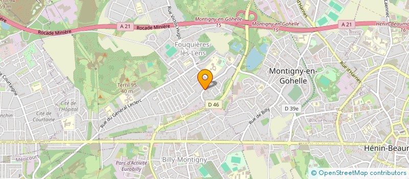 localisation de l'entreprise STRAPPE SA à FOUQUIERES-LES-LENS