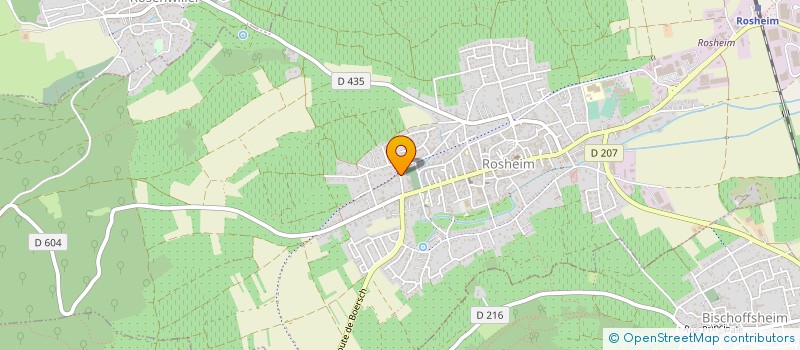 localisation de l'entreprise STRAS 10  ROSHEIM