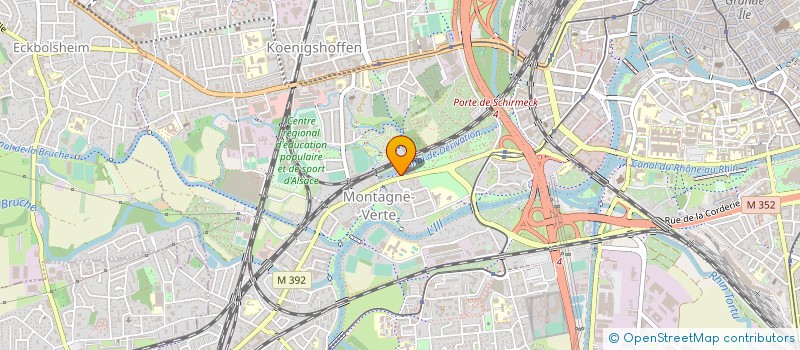 localisation de l'entreprise STRAS'COURS à STRASBOURG
