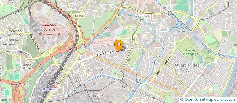 localisation de l'entreprise STRAS DIGITECH à STRASBOURG