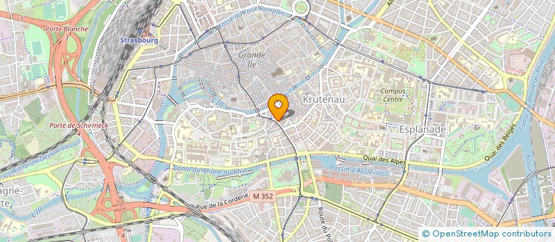localisation de l'entreprise STRASBIKE à STRASBOURG