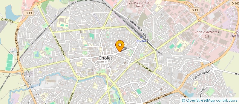 localisation de l'entreprise STRASBOURG à CHOLET
