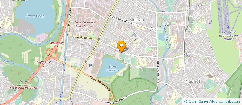 localisation de l'entreprise STRASBOURG AGGLOMERATION ATHLETISME à STRASBOURG
