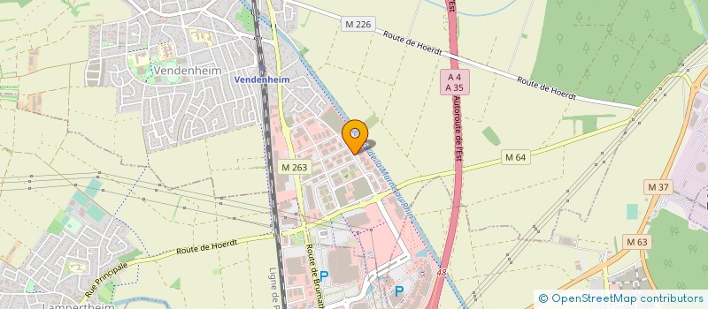localisation de l'entreprise STRASBOURG CUIR EXPANSION à VENDENHEIM