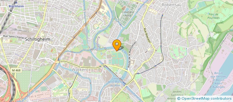 localisation de l'entreprise STRASBOURG EAUX VIVES à STRASBOURG