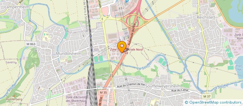 localisation de l'entreprise STRASBOURG EVENT PALACE  MUNDOLSHEIM