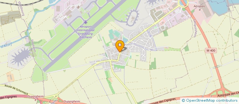 localisation de l'entreprise STRASBOURG HANDLING à ENTZHEIM