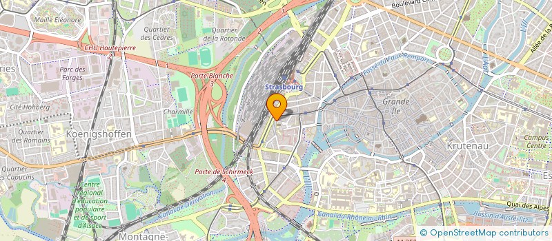 localisation de l'entreprise STRASBOURG-LOISIRS  STRASBOURG