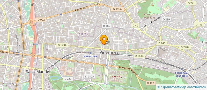 localisation de l'entreprise STRASBOURG MARKET à VINCENNES