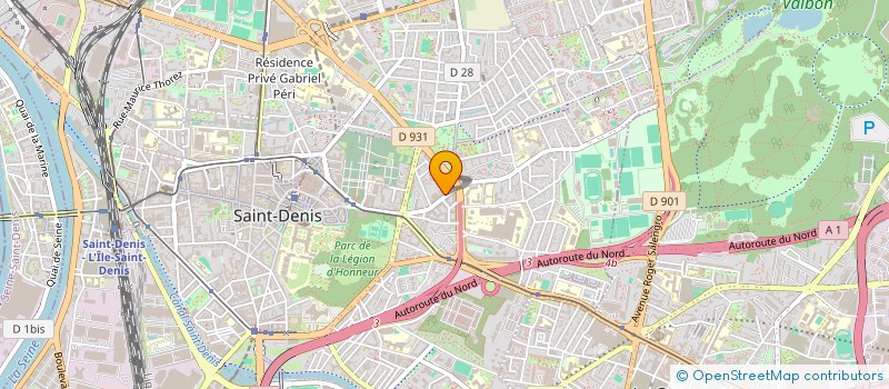 localisation de l'entreprise STRASBOURG OPTIQUE à SAINT-DENIS
