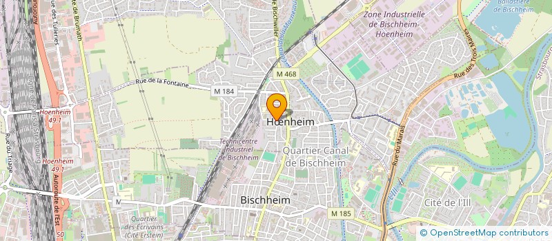 localisation de l'entreprise STRASBOURG POKER CLUB  HNHEIM