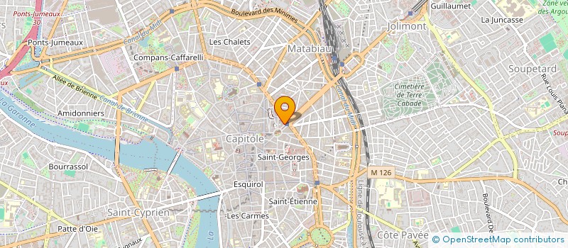 localisation de l'entreprise STRASBOURG VERSEAU  TOULOUSE