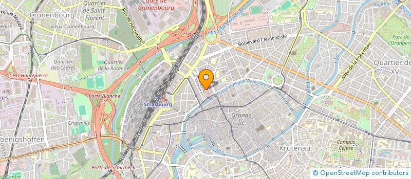 localisation de l'entreprise STRASCOM  STRASBOURG