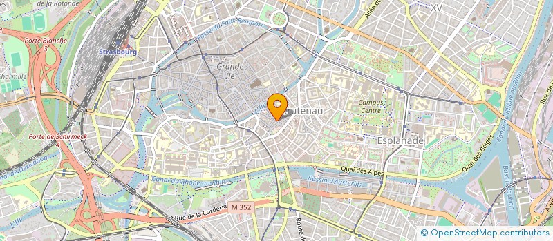 localisation de l'entreprise STRASCROSS à STRASBOURG