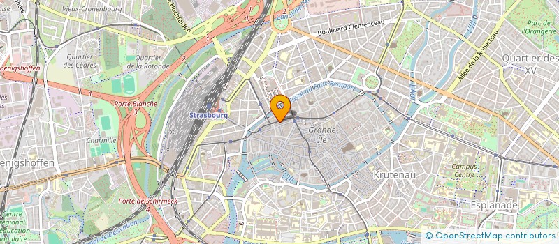 localisation de l'entreprise STRASIA à STRASBOURG