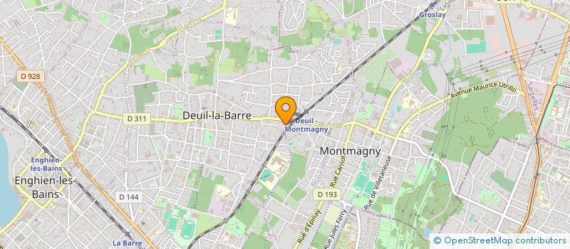 localisation de l'entreprise STRASLAB  DEUIL-LA-BARRE