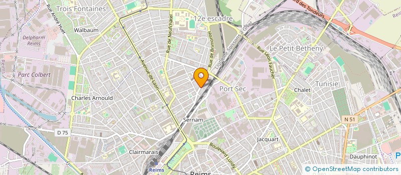 localisation de l'entreprise STRASMARC  REIMS