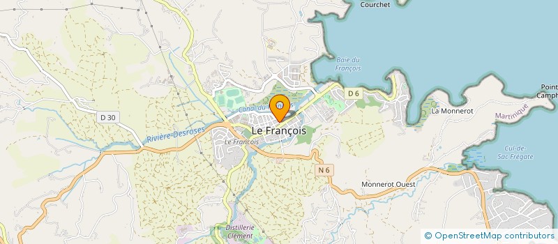 localisation de l'entreprise STRASS'HAIR à LE FRANCOIS