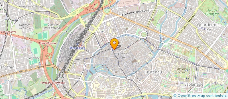 localisation de l'entreprise STRASS'HUILE-IMPACT'IS à STRASBOURG