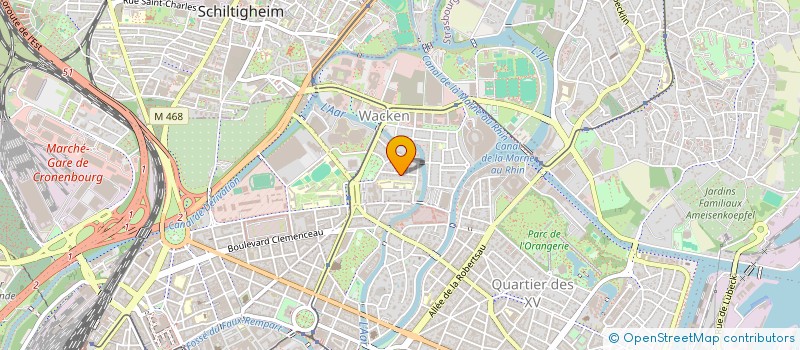 localisation de l'entreprise STRASS INOV à STRASBOURG