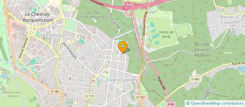 localisation de l'entreprise STRASSEN 92 à VERSAILLES