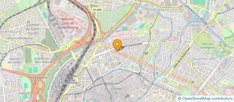 localisation de l'entreprise STRASSER FRANCE DEVELOPPEMENT à STRASBOURG
